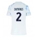 Inter Milan Denzel Dumfries #2 Bortedrakt Dame 2025-26 Korte ermer